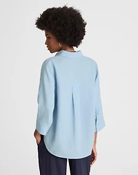 Cotton Double-Gauze Oversized Shirt | Madewell