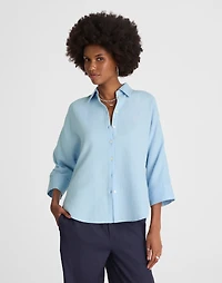 Cotton Double-Gauze Oversized Shirt | Madewell