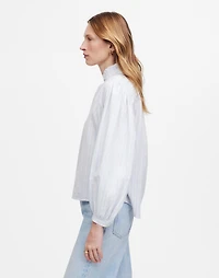 Ruffled Popover Top Stripe | Madewell