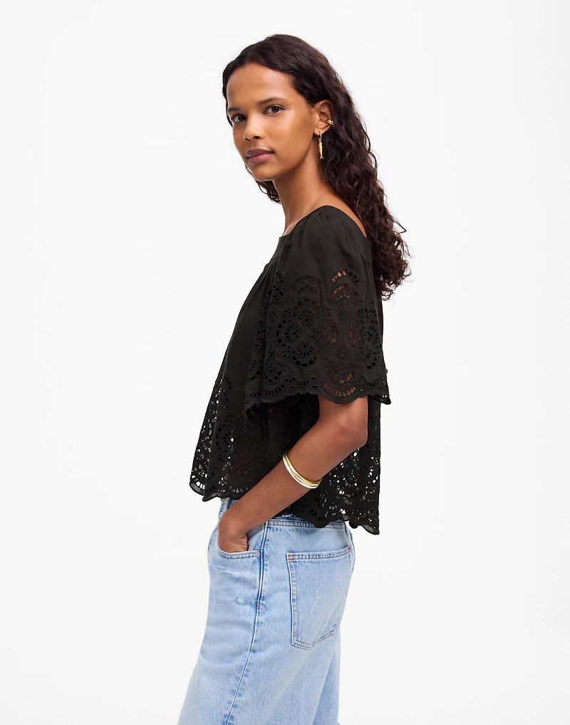 Flutter-Sleeve Top | Madewell