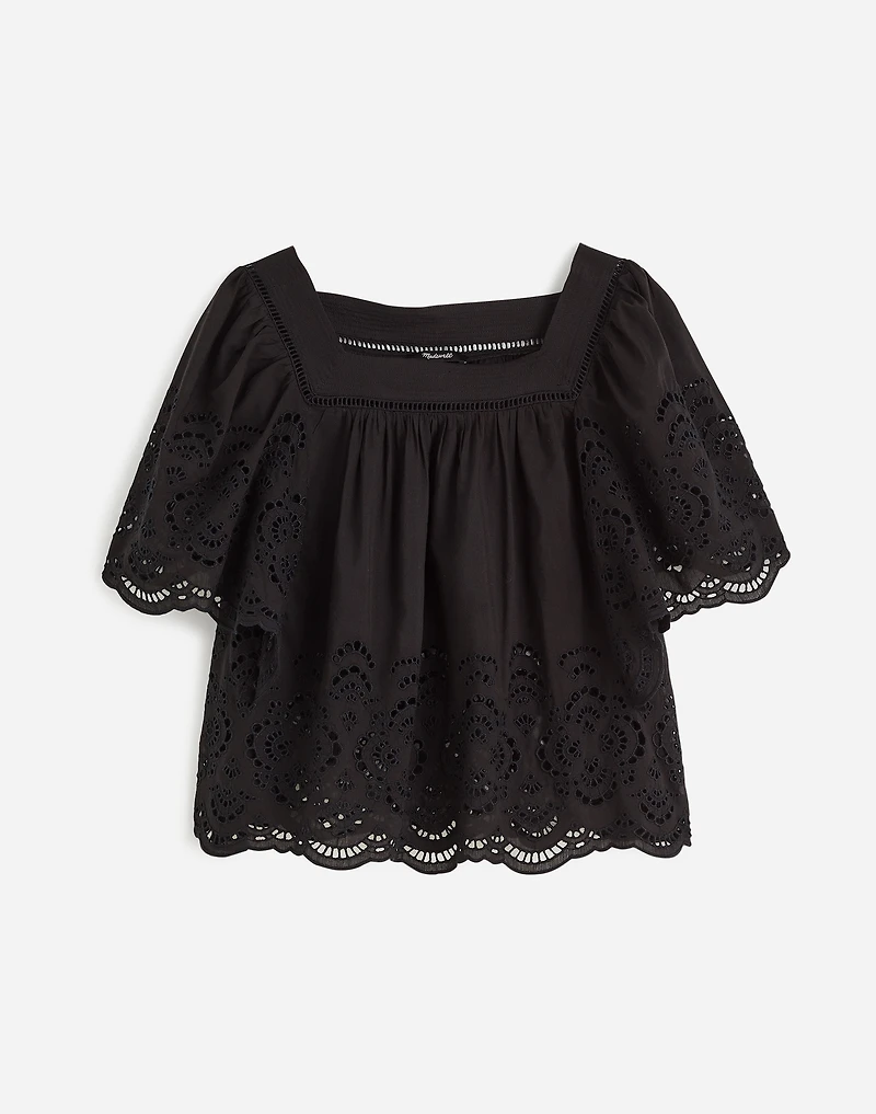 Flutter-Sleeve Top | Madewell