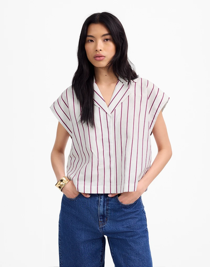 Resort-Collar Shirt Linen-Cotton | Madewell