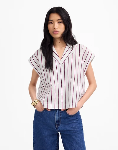 Resort-Collar Shirt Linen-Cotton | Madewell