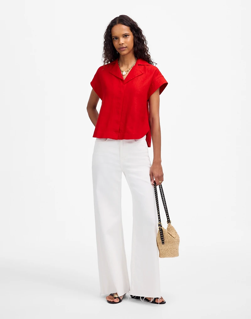 Resort-Collar Shirt 100% Linen | Madewell