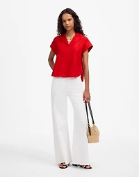 Resort-Collar Shirt 100% Linen | Madewell