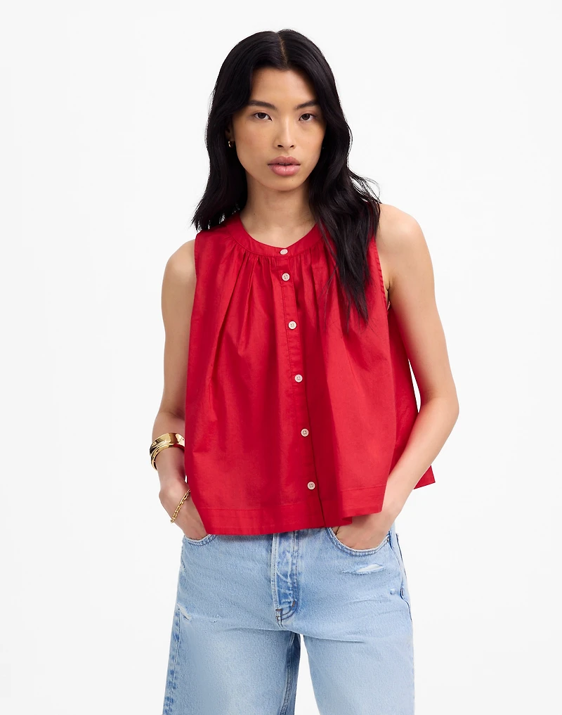 Button-Front Tank | Madewell