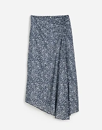 Ruched Asymmetric Midi Skirt | Madewell