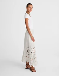 Eyelet-Embroidered Maxi Skirt | Madewell