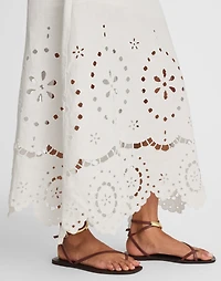 Eyelet-Embroidered Maxi Skirt | Madewell