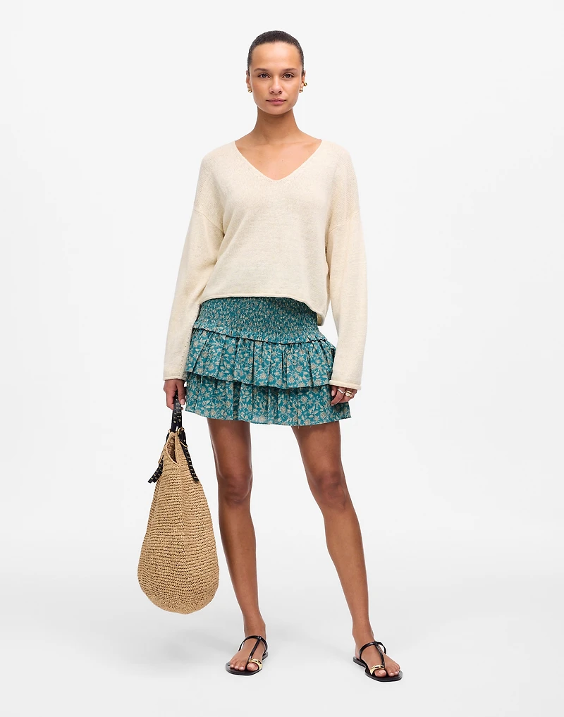 Tiered Mini Skirt | Madewell