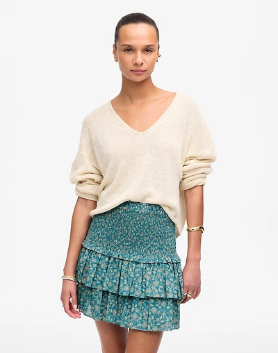 Tiered Mini Skirt | Madewell