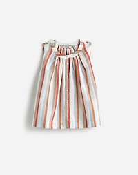 Button-Front Tank Linen-Cotton | Madewell