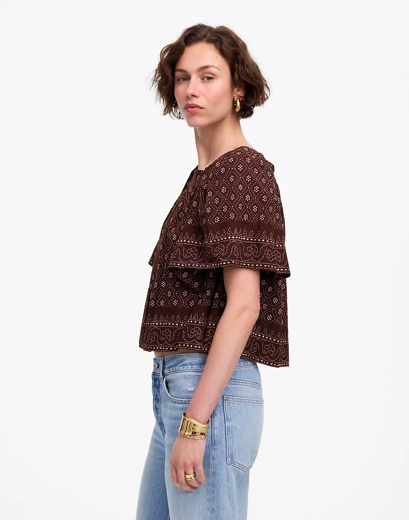 Flutter-Sleeve Top | Madewell