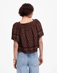 Flutter-Sleeve Top | Madewell