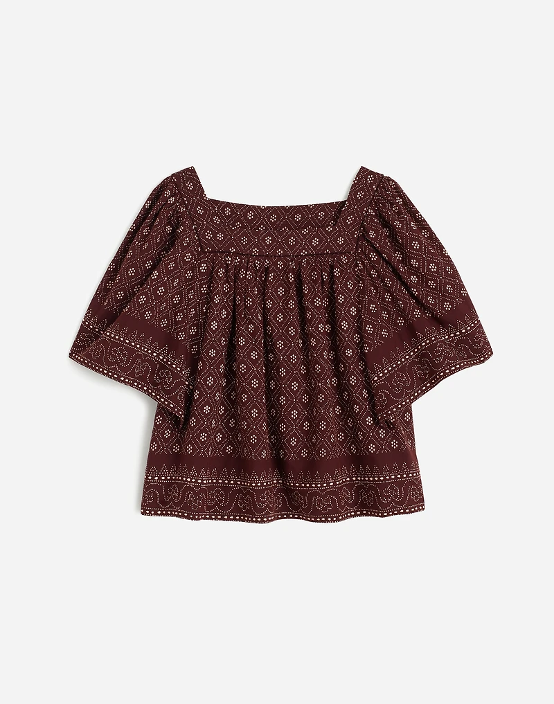 Flutter-Sleeve Top | Madewell