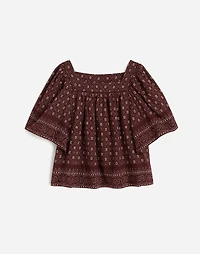 Flutter-Sleeve Top | Madewell