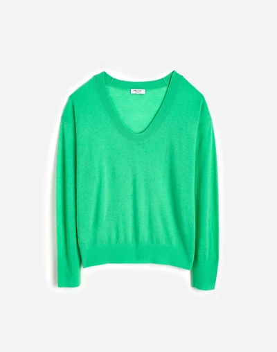 Cashmere U-Neck Pullover | Madewell