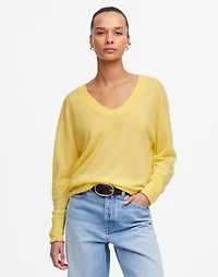Cashmere U-Neck Pullover | Madewell