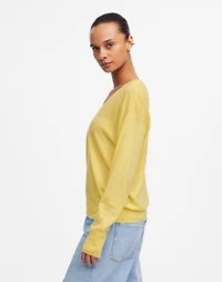 Cashmere U-Neck Pullover | Madewell