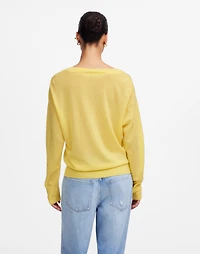 Cashmere U-Neck Pullover | Madewell