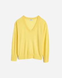 Cashmere U-Neck Pullover | Madewell