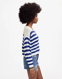 Linen V-Neck Sweater | Madewell