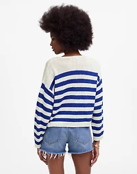 Linen V-Neck Sweater | Madewell