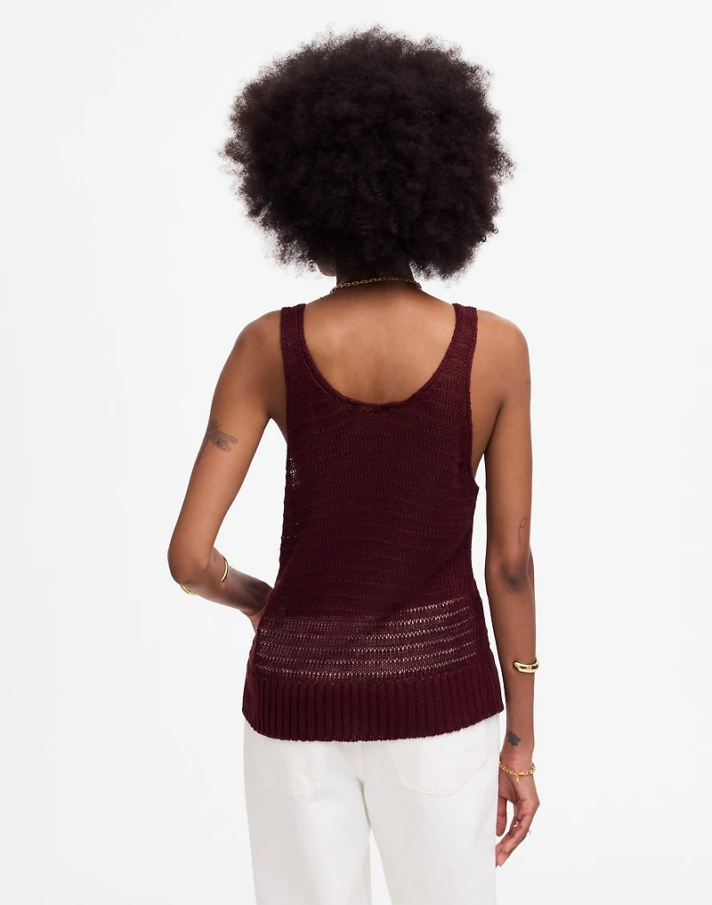 Linen Sweater Tank | Madewell