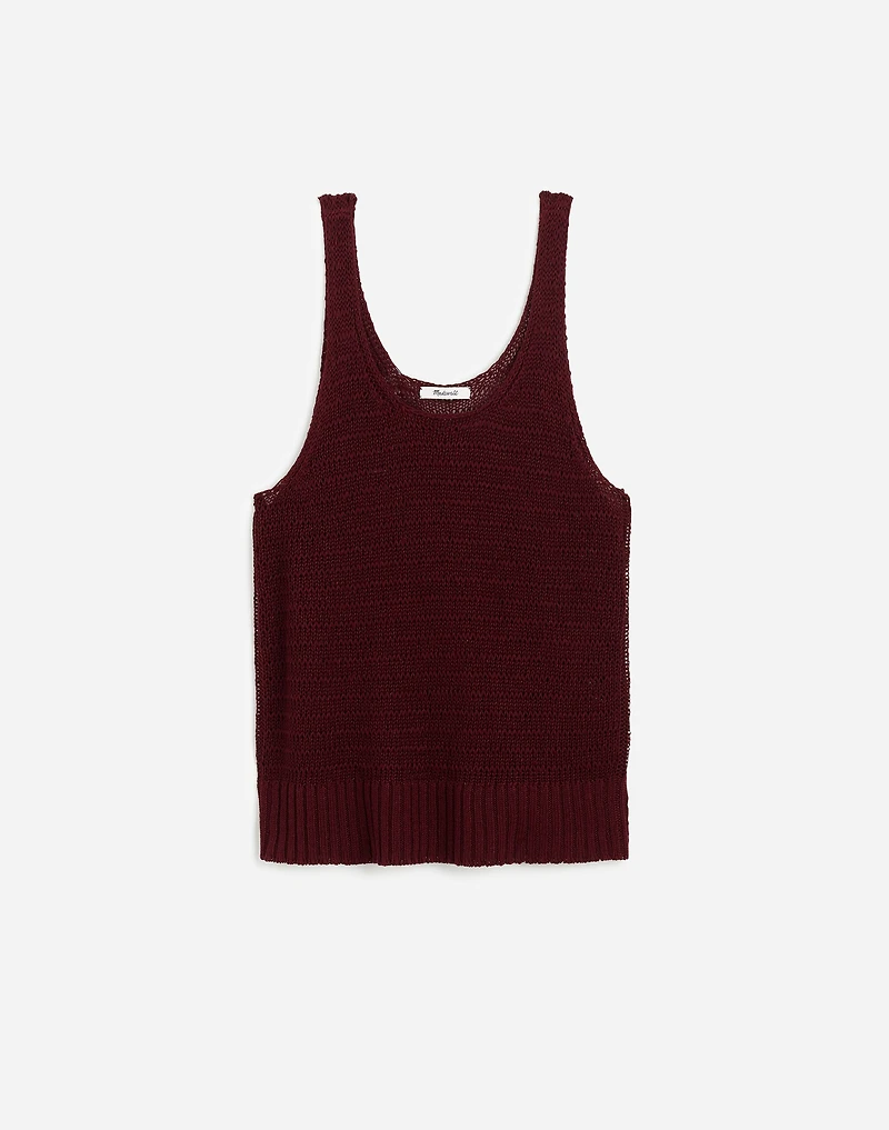 Linen Sweater Tank | Madewell