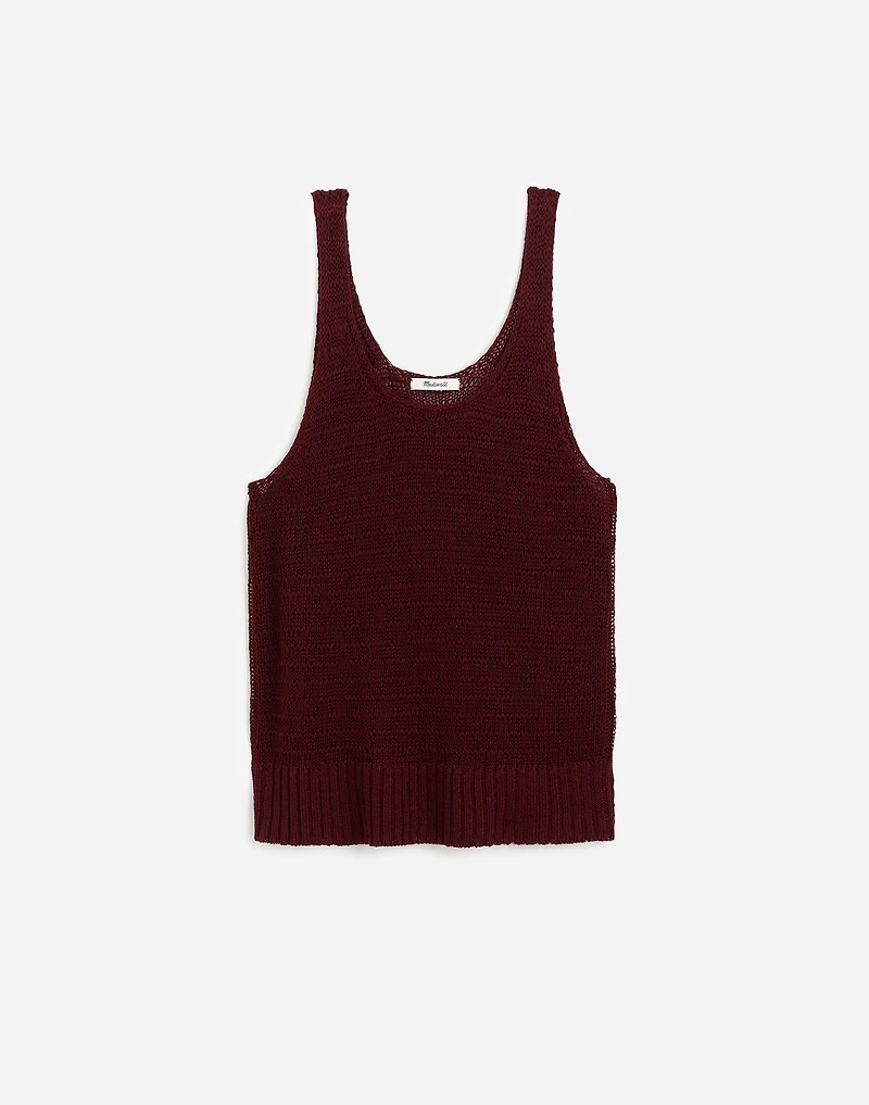 Linen Sweater Tank | Madewell