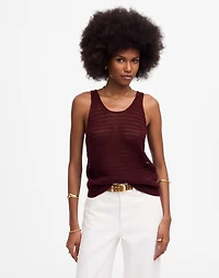 Linen Sweater Tank | Madewell