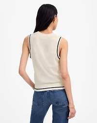 Bouclé-Knit Sweater Tank