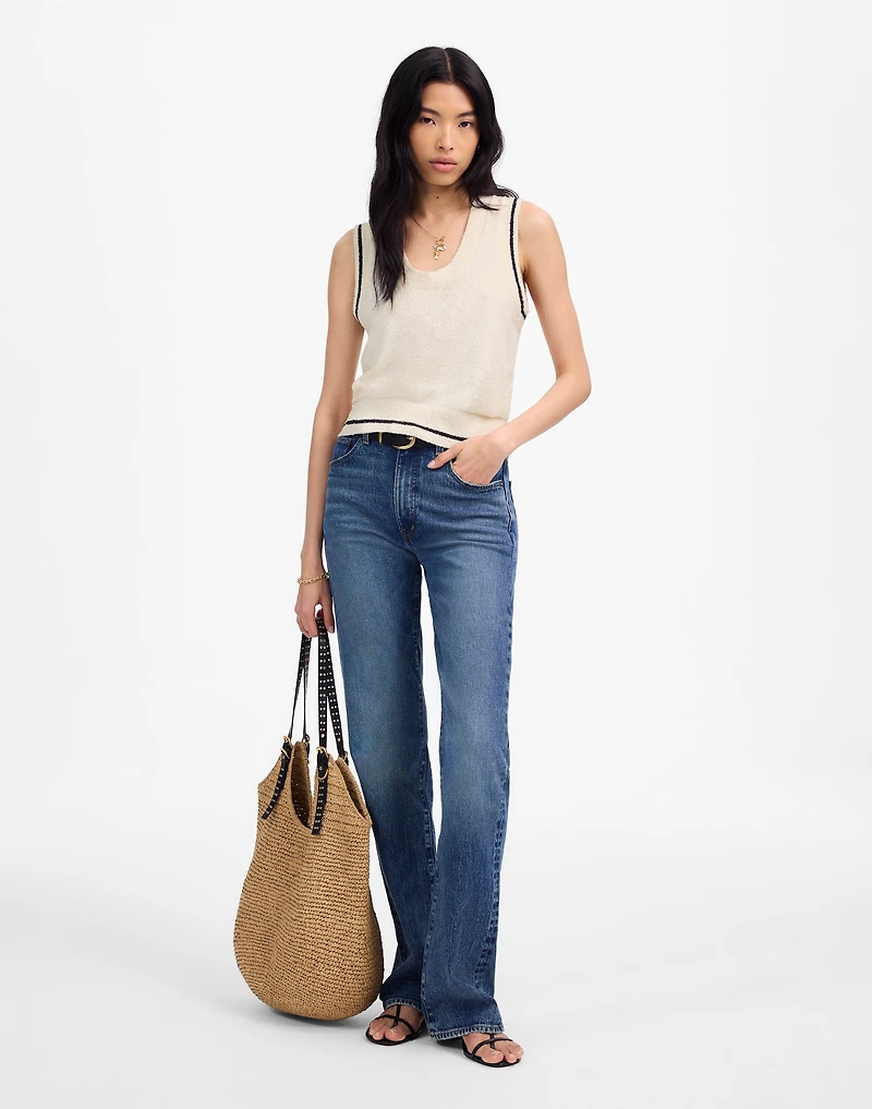 Bouclé-Knit Sweater Tank