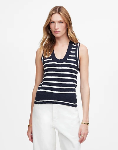 Bouclé-Knit Sweater Tank | Madewell