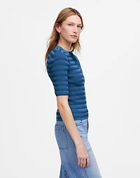 Henley Sweater Tee Stripe | Madewell