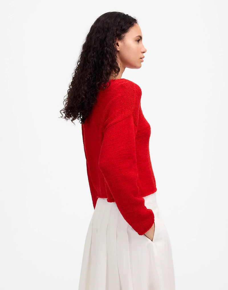 Boatneck Pullover Sweater | Madewell