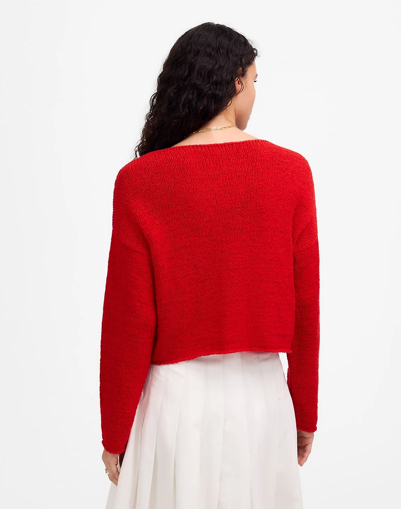 Boatneck Pullover Sweater | Madewell