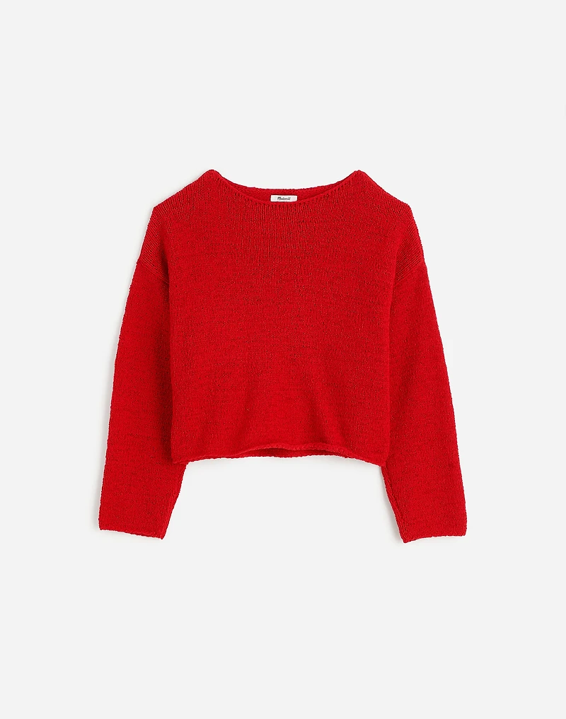 Boatneck Pullover Sweater | Madewell