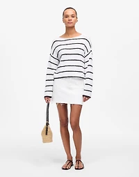 Boatneck Pullover Sweater | Madewell