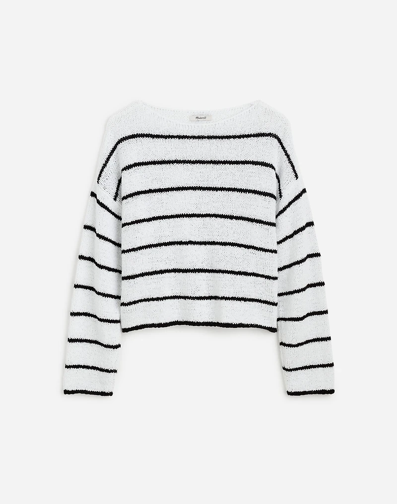 Boatneck Pullover Sweater | Madewell