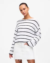 Boatneck Pullover Sweater | Madewell