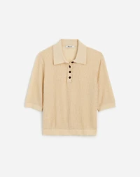 Short-Sleeve Polo Sweater Tee | Madewell