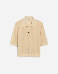 Short-Sleeve Polo Sweater Tee | Madewell