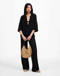 Open-Stitch Button-Front Cardigan | Madewell