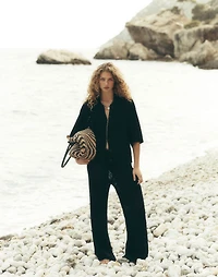 Open-Stitch Sweater Pants | Madewell