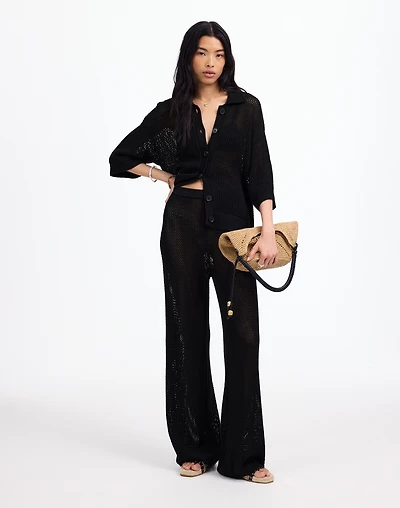 Open-Stitch Sweater Pants | Madewell