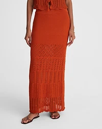Pointelle-Stitch Maxi Skirt | Madewell