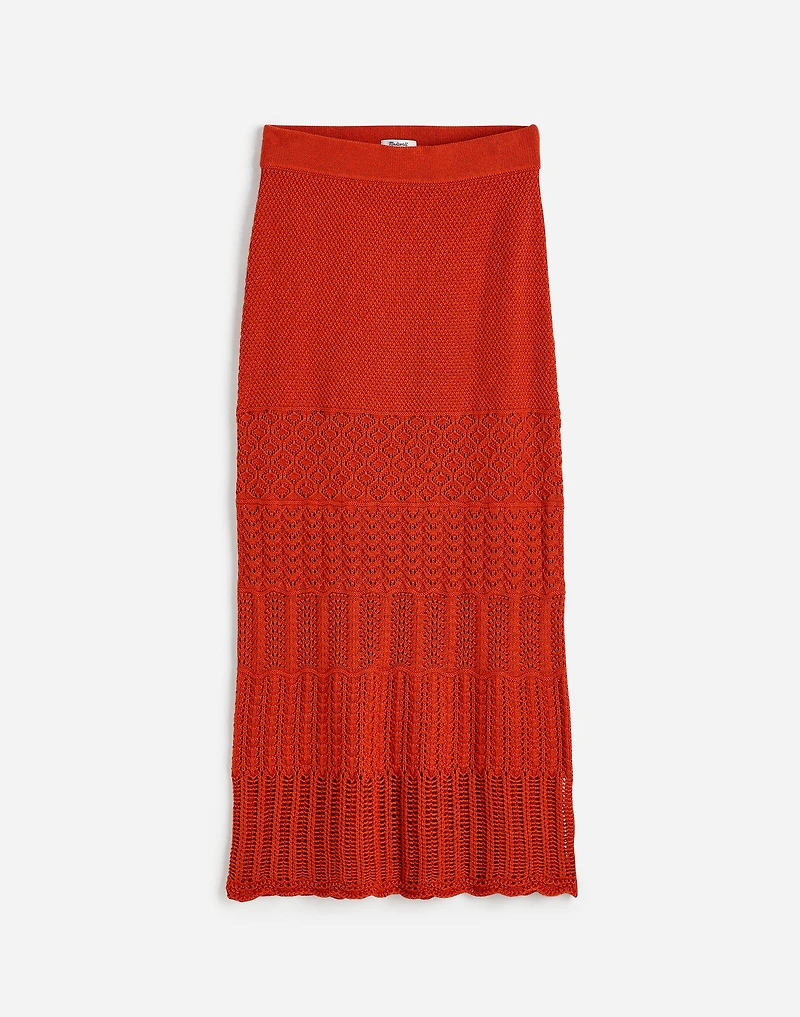 Pointelle-Stitch Maxi Skirt | Madewell