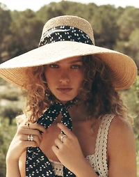 Scarf Straw Hat | Madewell