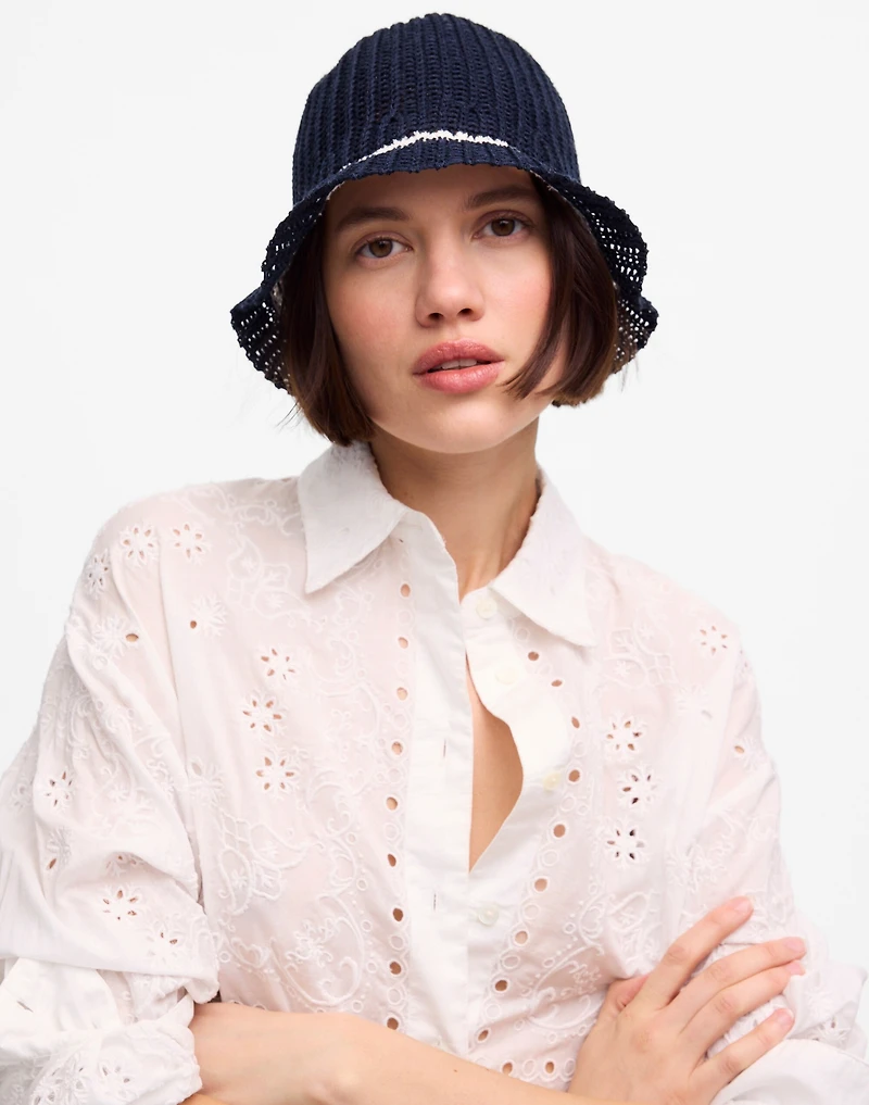 Crocheted Bucket Hat | Madewell